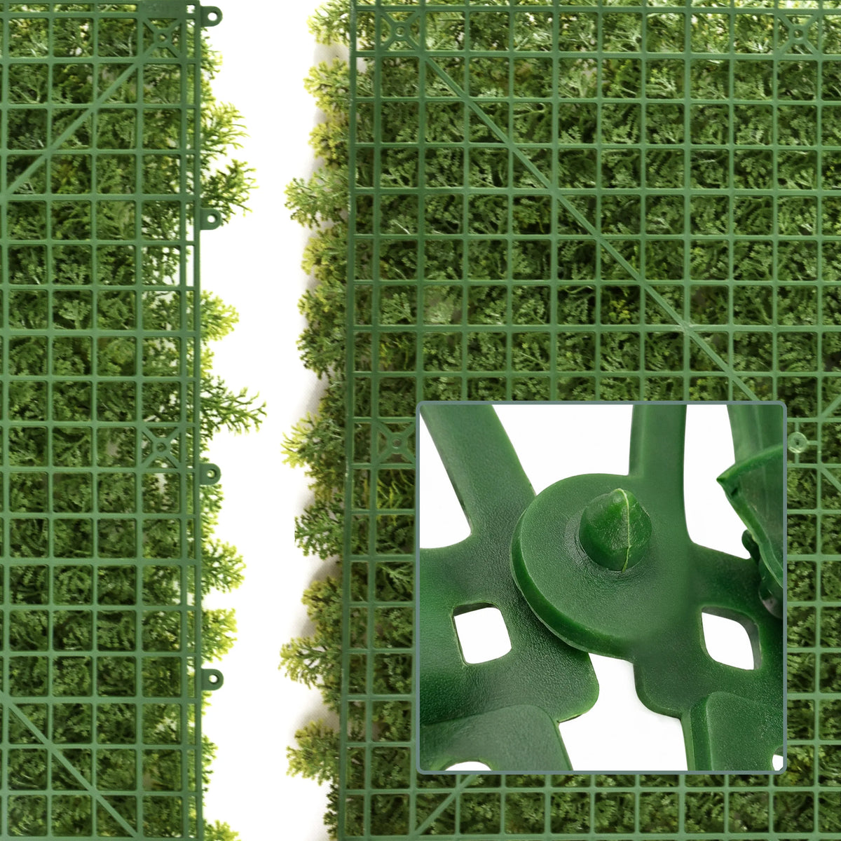 Forbindelseselement til de grønne plantemåtter LEAFLUXE 3 fra hjh LIVING