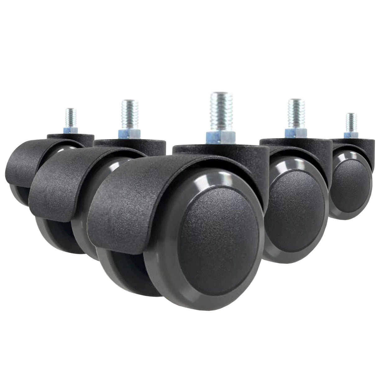 5x ROLO M10/50mm Hårde gulve - Stolehjul