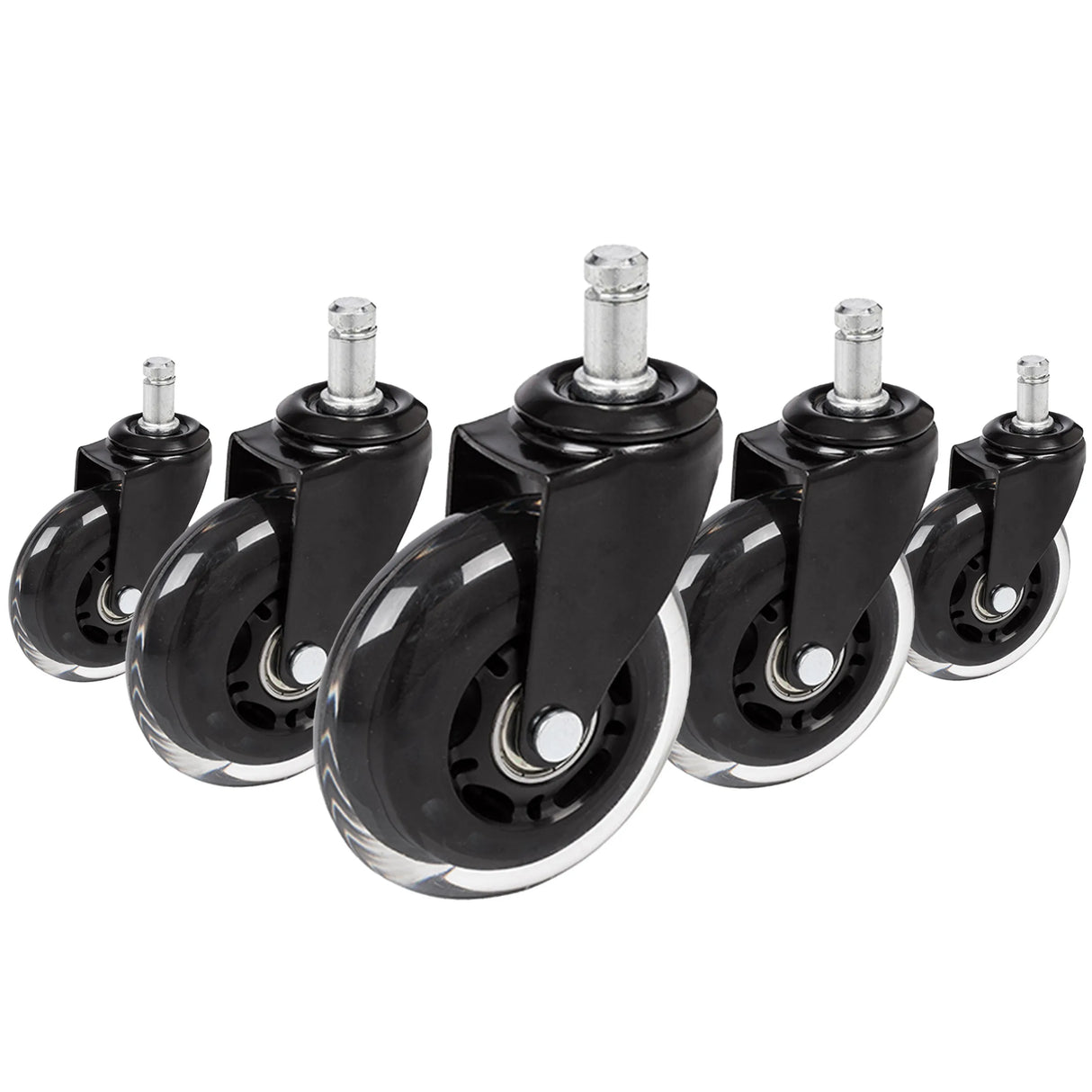 5x ROLO SKATE ST 11mm/75mm Hårde gulve - Stolehjul