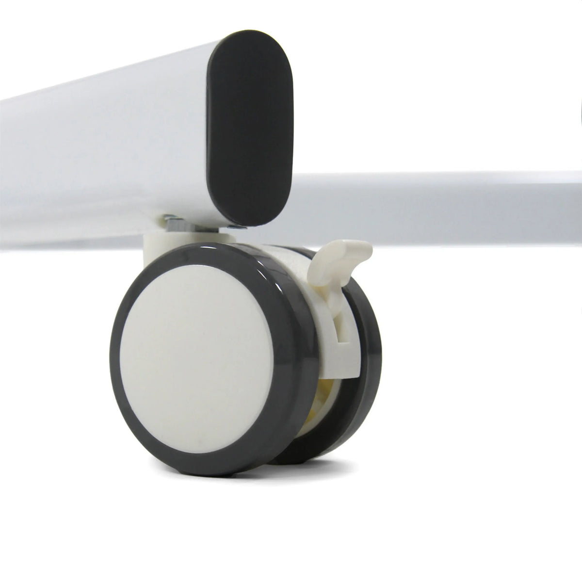 Lenkrolle mit Feststellbremse des Stehschreibtisches STAND VM-SU I von hjh OFFICE