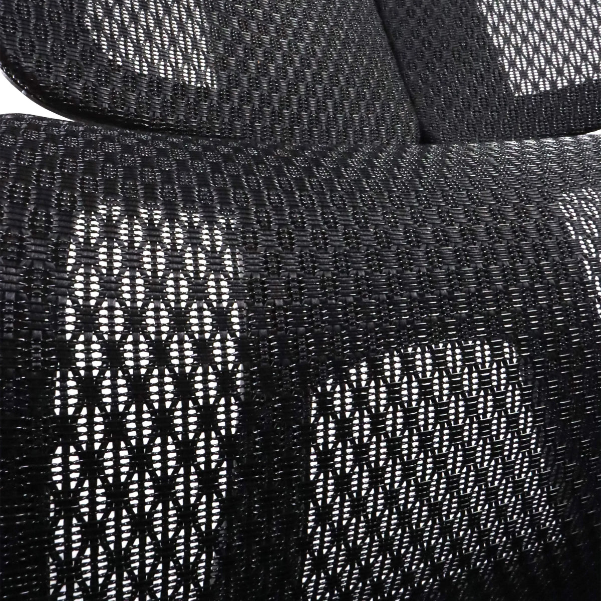 Schwarzes Nylon-Netzgewebe des Profi-Bürostuhls Ergo U2 Pro3 von hjh OFFICE