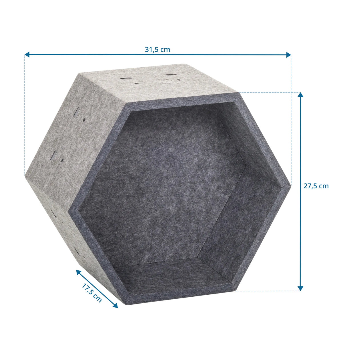 Måltegning af Skillevæg FLEXMIUT STORE S med 31,5 × 27,5 cm fra hjh OFFICE