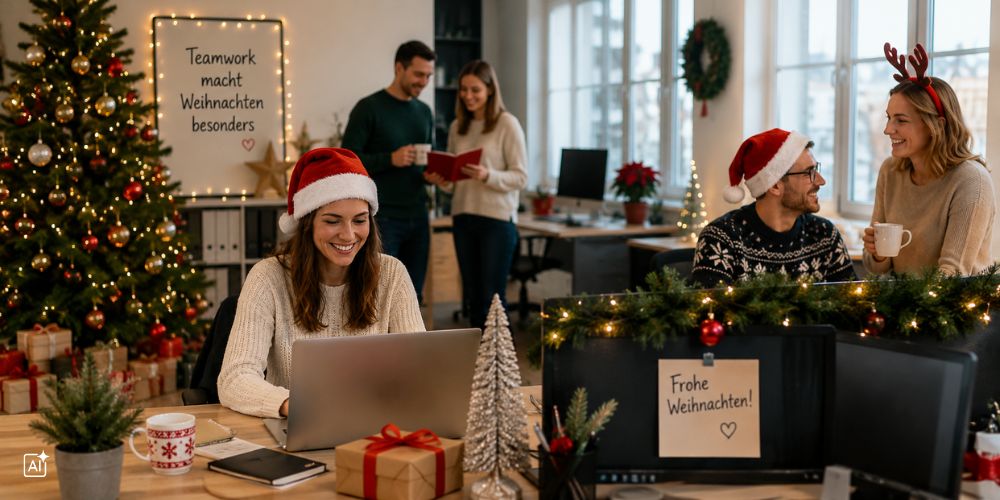 Weihnachten im Büro