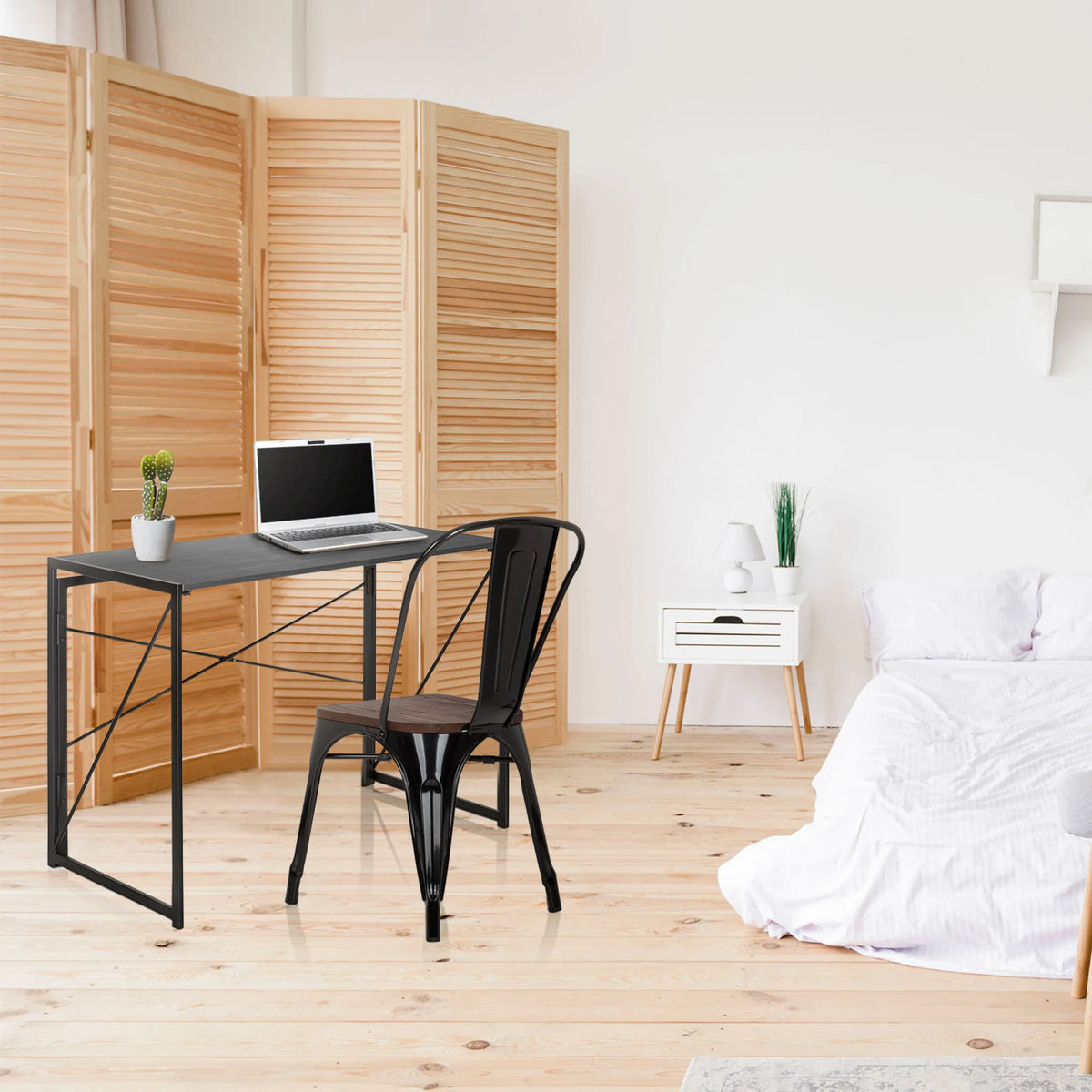 Sort klapskrivebord EASY UP MULTI med målene 100 x 50 cm fra hjh OFFICE