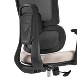 Bagsiden af ryglænet med netstof på Professionel kontorstol Ergomy Pro fra hjh OFFICE