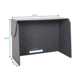 Måltegning af Bordopdeler FLEXMIUT FOLD med 80 × 60 cm fra hjh OFFICE
