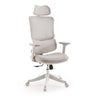 Home Office kontorstol Ergomy Colore i beige med mesh-betræk og nakkestøtte fra MyBuero