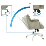 Vippemekanisme med 90 graders justerbarhed på Home Office kontorstol SOLAO LIFE W fra hjh LIVING
