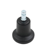 Sorte glidere til stoleben 5 x STAND Nr. 10 med 10 mm metalstift til alle gulve fra hjh OFFICE