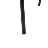 Sort metalben til den polstrede stol Lifea Flex fra hjh LIVING