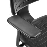 Sort armlæn til Diskstol TOP WORK B1 fra hjh OFFICE