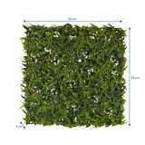 Måltegning af Plantemåtte MORE GREEN I med 50 × 50 cm fra hjh OFFICE