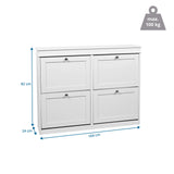 Måltegning af Skoskab Estha 40 med 104 × 82 cm fra hjh LIVING