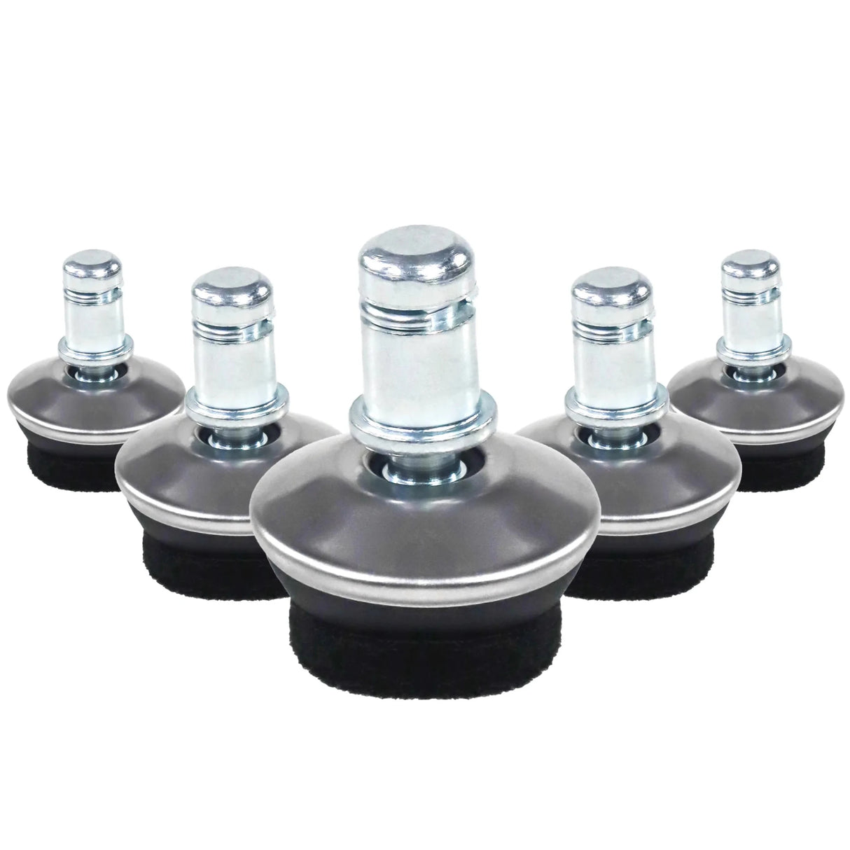 5 x STAND FZ | 11 mm | Filtglidere | Hårde gulve - Glidere til stoleben 