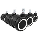 5x ROLO COLOR 60 11mm/60mm Hårde gulve - Stolehjul 