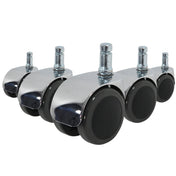 5x ROLO LUX 11mm/50mm | Hartböden - Stuhlrollen - buerostuhl24