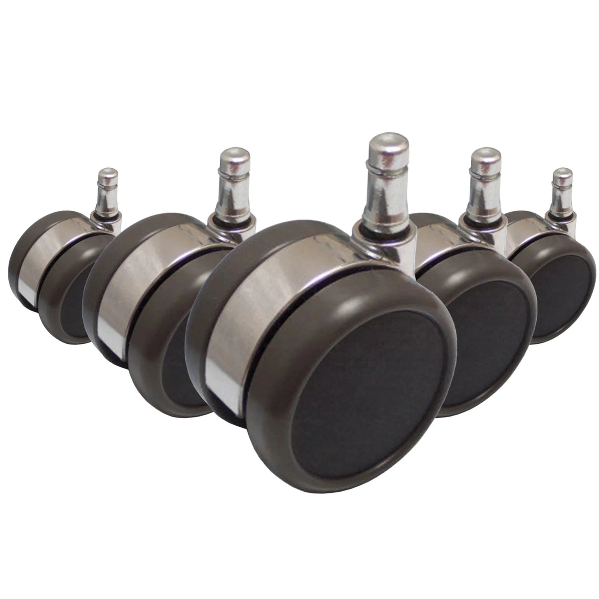 5x ROLO LUX 11mm/65mm Hårde gulve - Stolehjul 