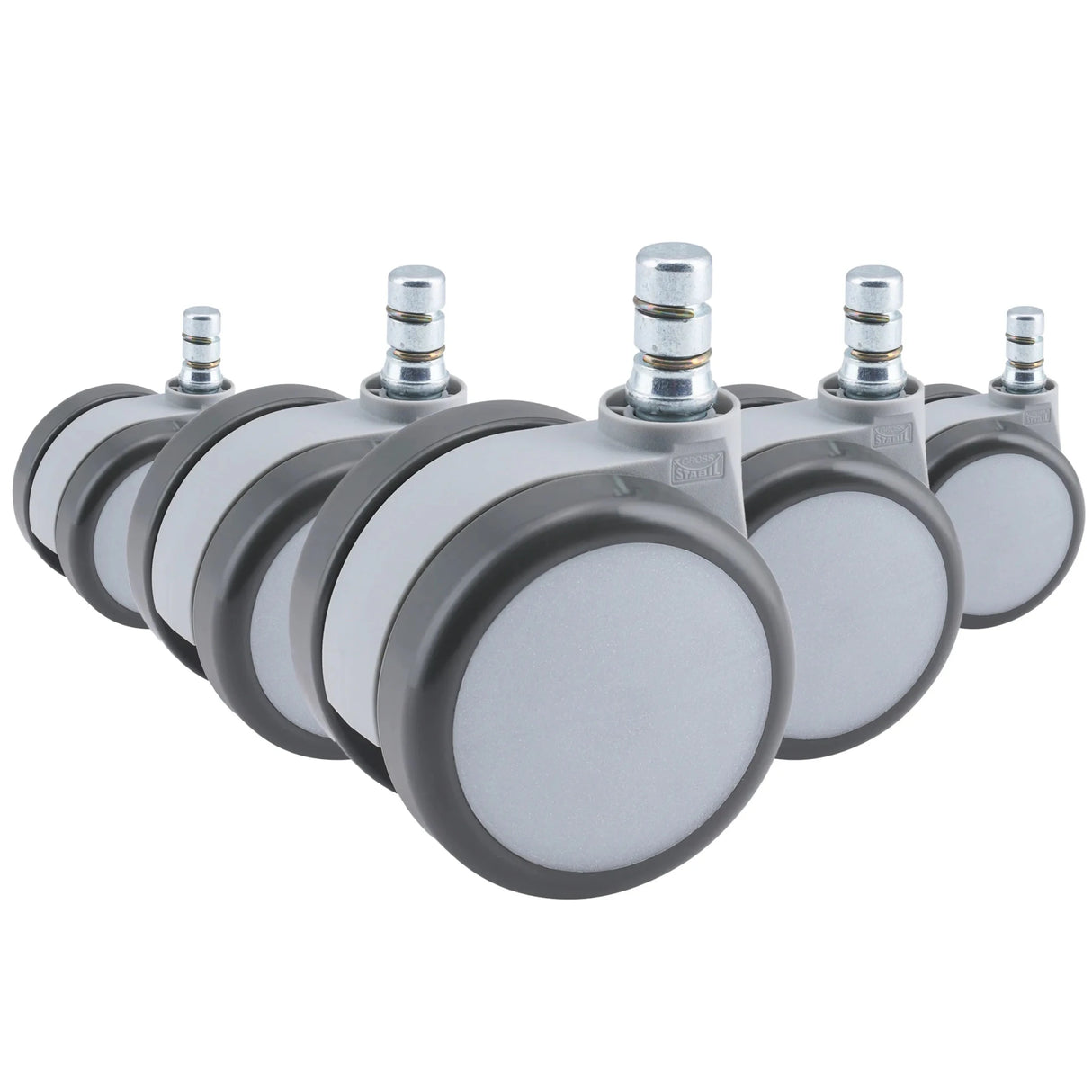 5x ROLO MOVE 60 11mm/60mm Hårde gulve - Stolehjul 