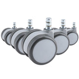 5x ROLO MOVE 60 11mm/60mm Hårde gulve - Stolehjul 