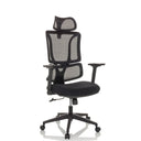 ERGOMY | Stof / Mesh | Stel: Sort - Home Office kontorstol 