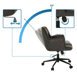 Justeringsmekanismer og hældningsvinkel på SOLAO LIFE home office kontorstol fra hjh LIVING