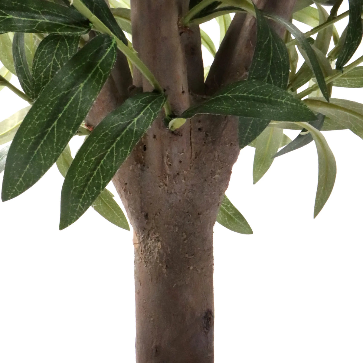Stamme og grønne blade på den kunstige plante Olive S fra hjh OFFICE