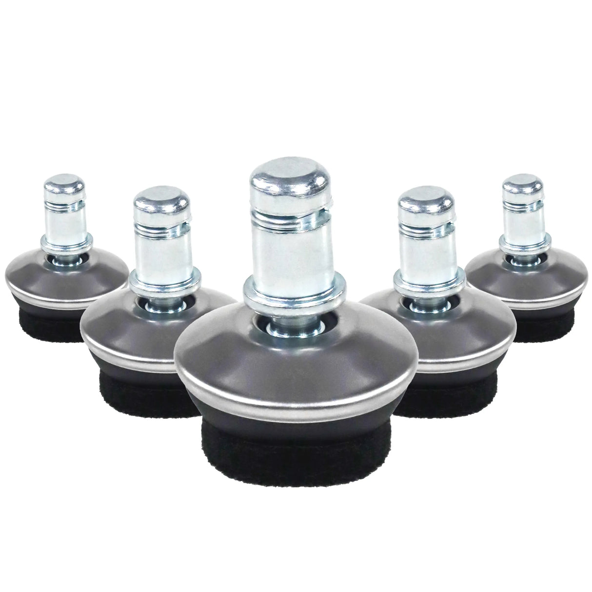 5 x STAND FZ | 11 mm | Filtglidere | Hårde gulve - Glidere til stoleben 