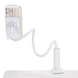 Fleksibel svanehalsarm til FLEXMOBI I holder til mobiltelefon & tablet i hvid fra hjh OFFICE