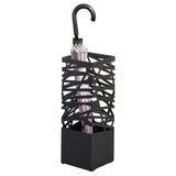 Sort paraplyholder PLUVARIS fra Tilbehør med en paraply fra hjh LIVING placeret deri