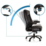 Justeringsmekanismer på XXL drejestol INSTRUCTOR III med vippefunktion og gasfjeder fra hjh OFFICE