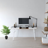 Kunstige plante ARECA i grøn farve med sort potte fra hjh OFFICE