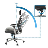 Vippemekanisme med 90 graders justeringsvinkel på High End kontorstol SPINIO ELITE L fra hjh OFFICE