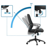 Verstellbare Rückenlehne mit 90 Grad Neigungswinkel des Home-Office-Bürostuhls Explorer von MyBuero