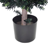 Sort plantepotte med stamme og grønne blade på den Kunstige plante BUXUS fra hjh OFFICE