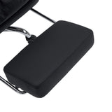 Sort nakkestøtte til Relax Legoro Home Office chefstol med forkromet holder fra MyBuero