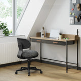 Grå Home Office kontorstol SITMOTION B med mørkt stel og hjul fra hjh OFFICE