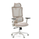 ERGOMY W | Stof / Mesh | Stel: Hvid - Prof kontorstol 