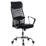 Sort Home Office chefstol ARIA HIGH med netryglæn og armlæn fra hjh OFFICE