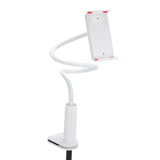 Hvid holder til mobiltelefon & tablet FLEXMOBI I med fleksibel svanehalsarm fra hjh OFFICE