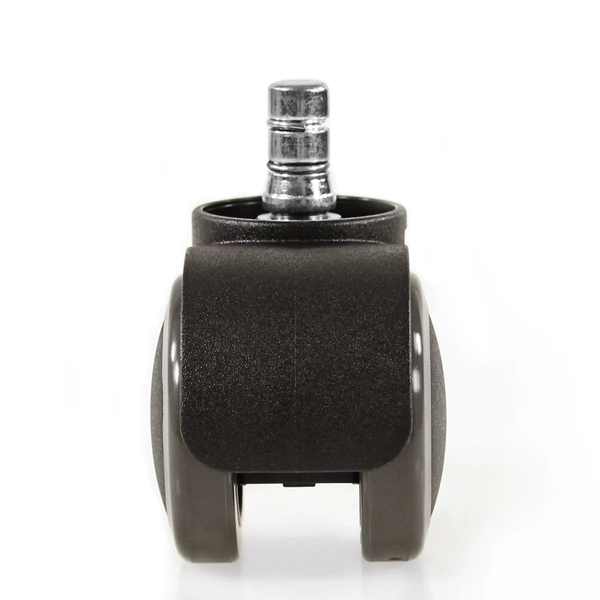 Sorte Stolehjul 5x ROLO No-Noise 11mm/50mm til hårde gulve med metalmonteringsstift fra hjh OFFICE