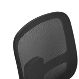 Schwarze Netzrückenlehne des Home-Office-Bürostuhls Malio von hjh OFFICE