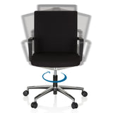 360-Grad-Drehfunktion des Profi-Bürostuhls MOVE-TEC 3D in Schwarz von hjh OFFICE
