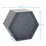 Måltegning af Skillevæg FLEXMIUT STORE B med 62,5 × 54,5 cm fra hjh OFFICE