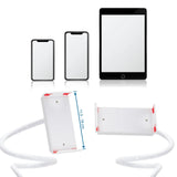 Hvid Holder til mobiltelefon & tablet FLEXMOBI I med en bredde på 11,5 - 18 cm fra hjh OFFICE