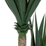 Stamme og bladfæste på den kunstige plante YUCCA i grøn fra hjh OFFICE