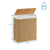 Måltegning af FALSTER XL R vasketøjskurv med 63 × 52 cm og et volumen på 100 l fra hjh LIVING