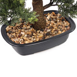 Stamme og base med brune småsten fra den kunstige plante BONSAI fra hjh OFFICE