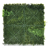 Grøn plantemåtte LEAFLUXE 3D med plastgitter og kunstigt løv fra hjh LIVING