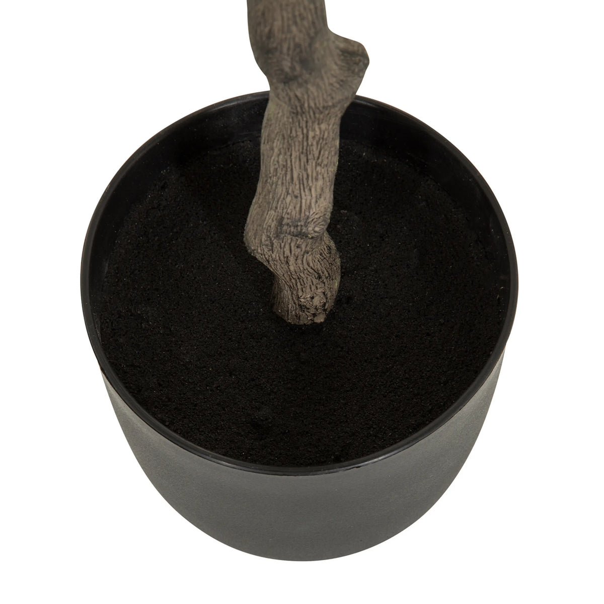 Stamme og sort plantekrukke til den kunstige plante OLIVE fra hjh OFFICE