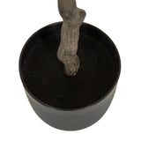 Stamme og sort plantekrukke til den kunstige plante OLIVE fra hjh OFFICE